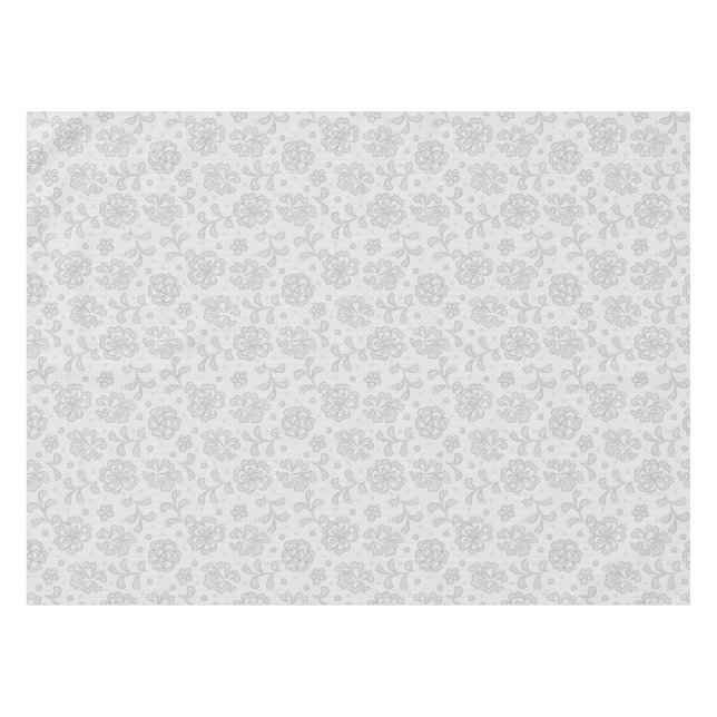 Lace pattern, flower vintage 1 tablecloth (Front (Horizontal))
