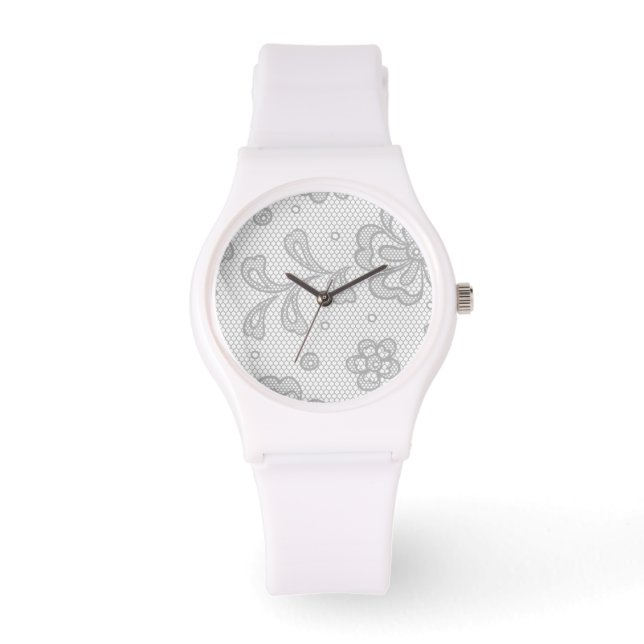 Lace pattern, flower vintage 1 watch (Front)