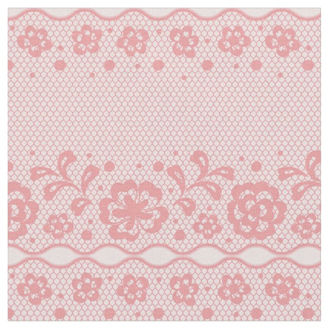 Lace pattern, flower vintage 3 fabric (Close Up)