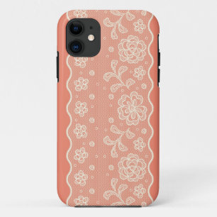 Lace pattern, flower vintage 4 iPhone 11 case