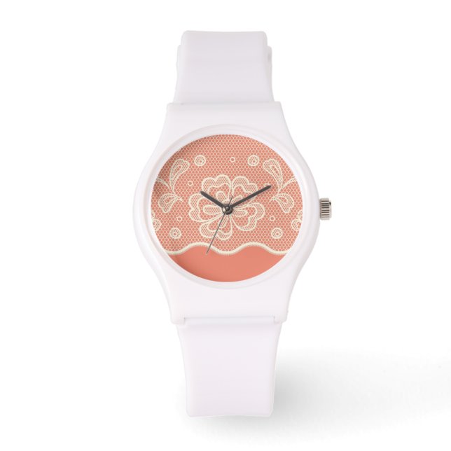 Lace pattern, flower vintage 4 watch (Front)