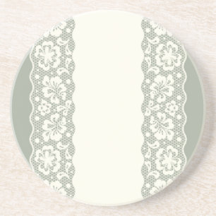 Lace pattern, flower vintage 5 coaster