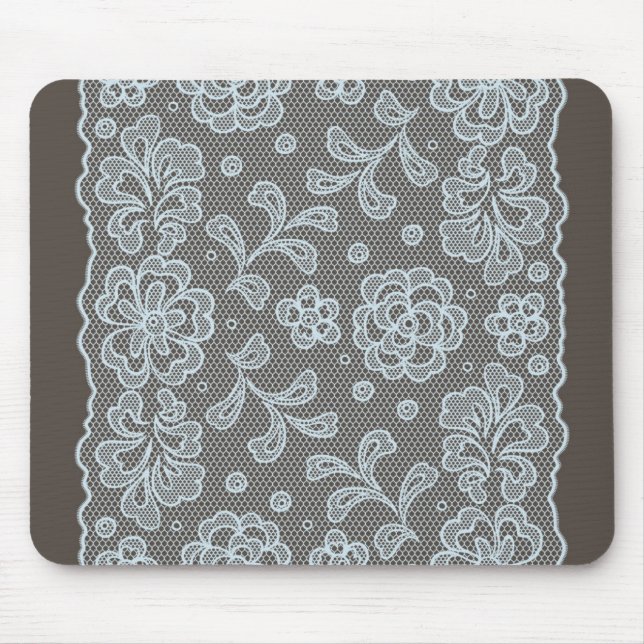 Lace pattern, flower vintage 6 mouse mat (Front)