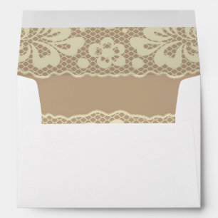 Lace pattern, flower vintage 7 envelope