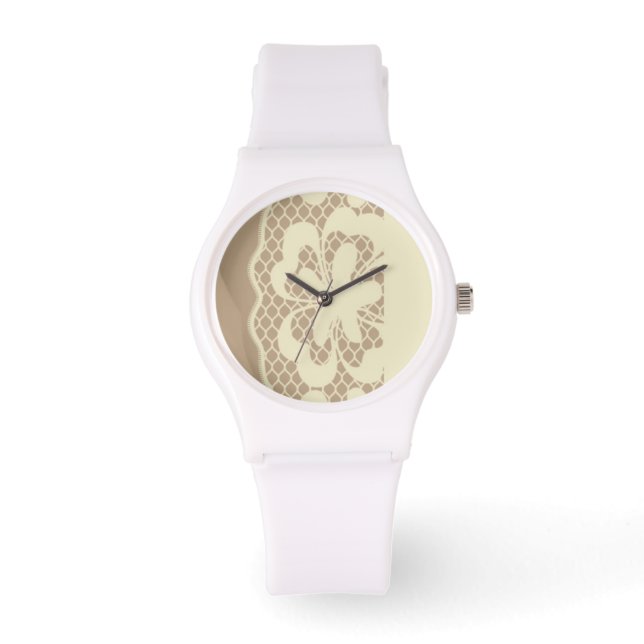 Lace pattern, flower vintage 7 watch (Front)