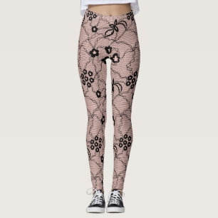 Lace Pattern Leggings