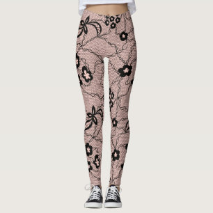 Lace Pattern Leggings