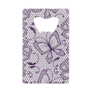 Lace pattern with butterflies