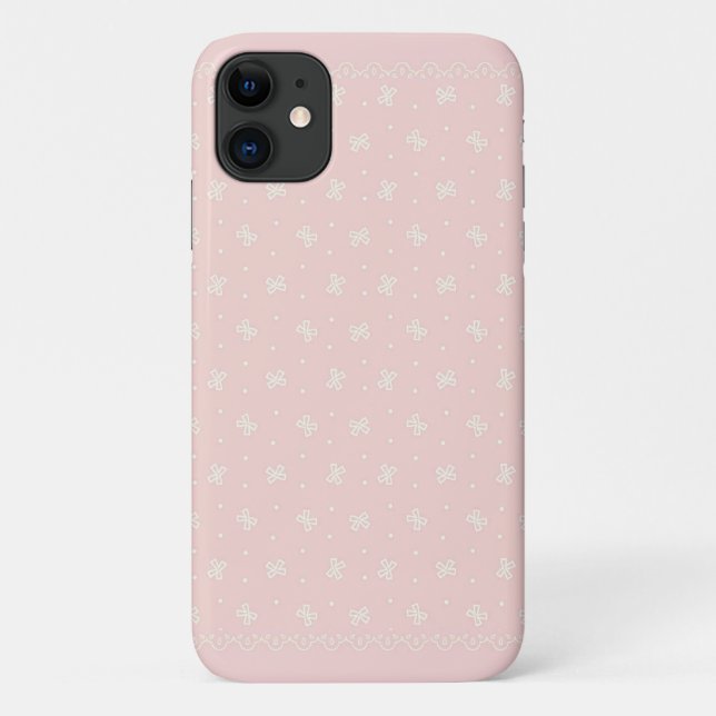 Lace Pink Case-Mate iPhone Case (Back)