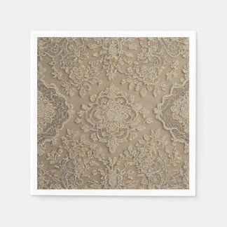 lace print paper napkin