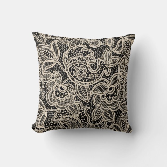 Lace seamless pattern cushion (Front)
