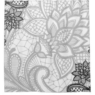 Lace Shower Curtain