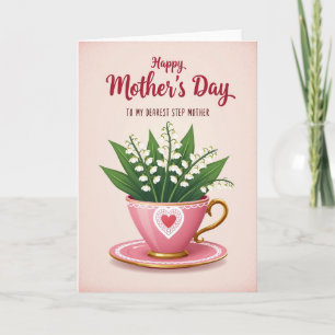 Lace Teacup Mothers Day Card