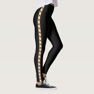 Lace Up Illusion Leggings