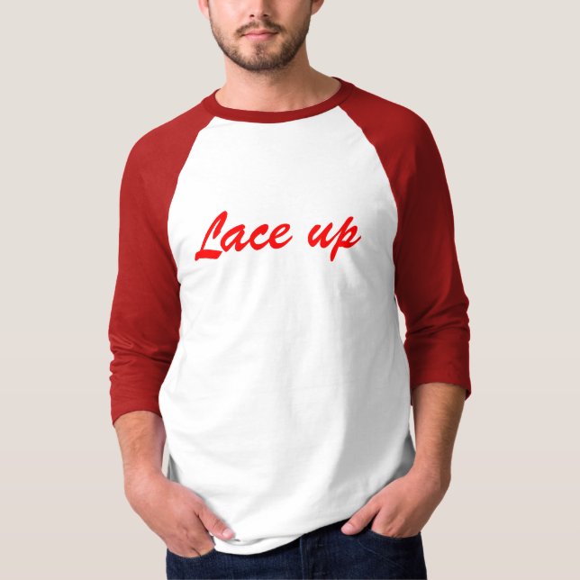 lace up mgk long sleeve T-Shirt (Front)