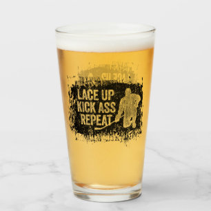 Lace Up. Repeat. (hockey) Glass