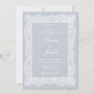 Lace Wedding Invitation