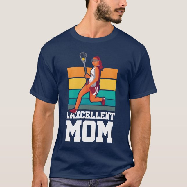 Lacellent Mum Mothers Day Sports Athlete retro T-Shirt (Front)
