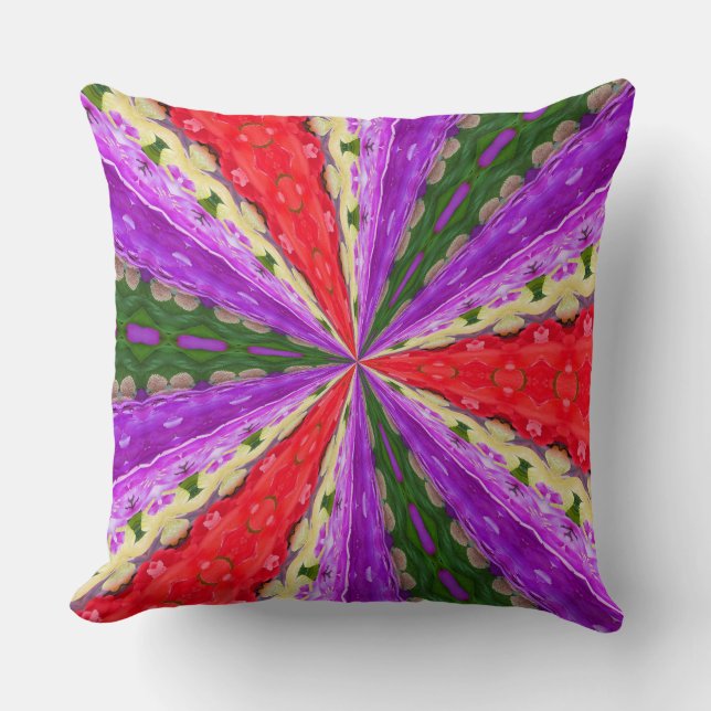 Lacey Kaleidoscope Cushion (Front)