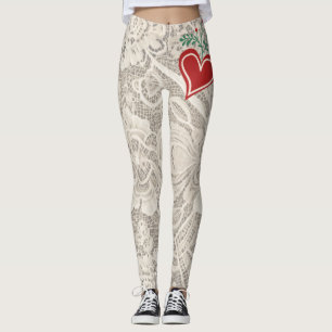 Lacey Ladies "I (heart) Christmas" Leggings