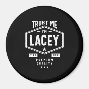 Lacey Personalised Name Birthday Magnet