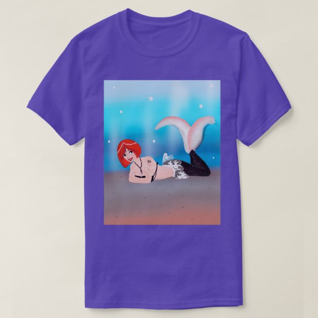Lacey the Mermaid T-Shirt (Design Front)