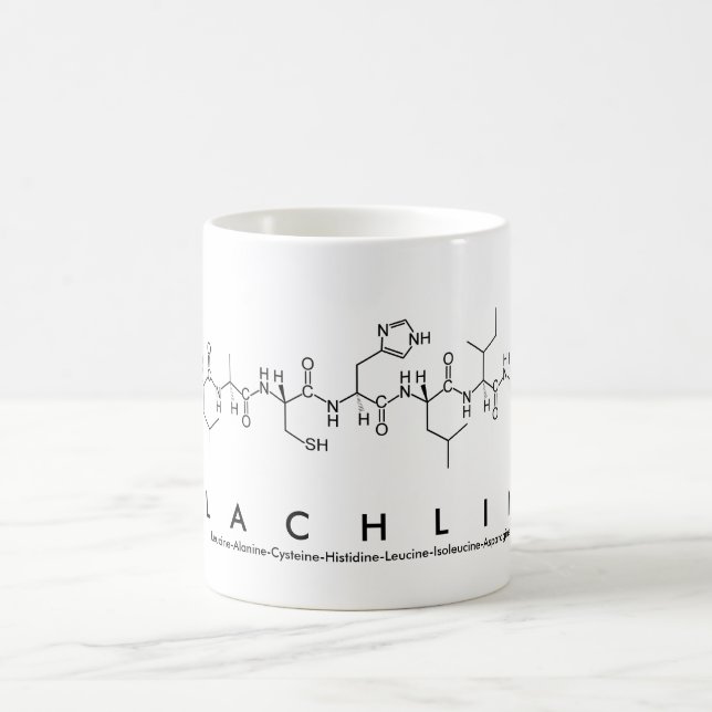 Lachlin peptide name mug (Center)