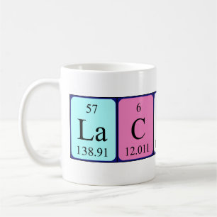 Lachlin periodic table name mug