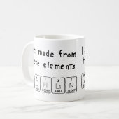 Lachlin periodic table name mug (Front Left)