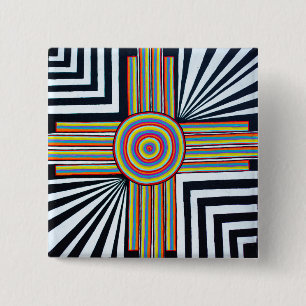 Laci's Zia 15 Cm Square Badge
