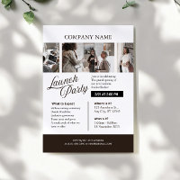 lack and White Professional Company Launch Party