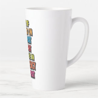 LACK OF PLANNING  LATTE MUG