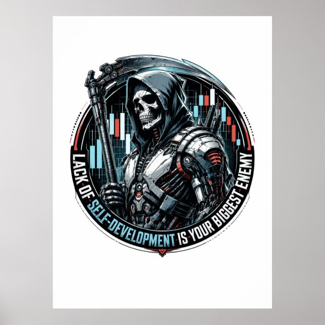 Lack of Self-Development Is Your Biggest Enemy  Poster (Front)