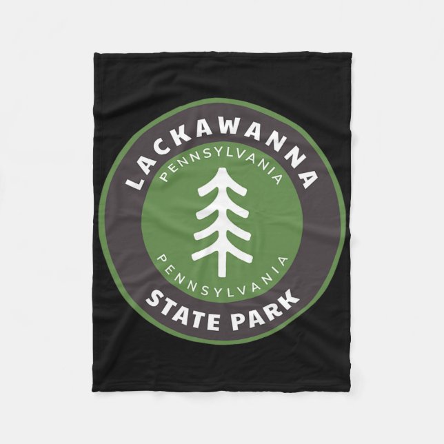 Lackawanna State Park Pennsylvania Pa Vacation Sou Fleece Blanket (Front)