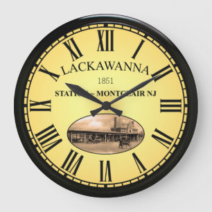 Lackawanna Station ~ Montclair  New Jersey ~  Large Clock