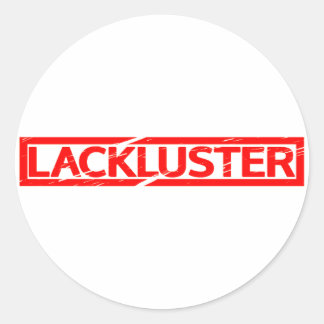 Lacklustre Stamp Classic Round Sticker