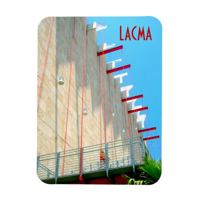 LACMA Los Angeles Museum Modern Art Photograph Magnet (Vertical)