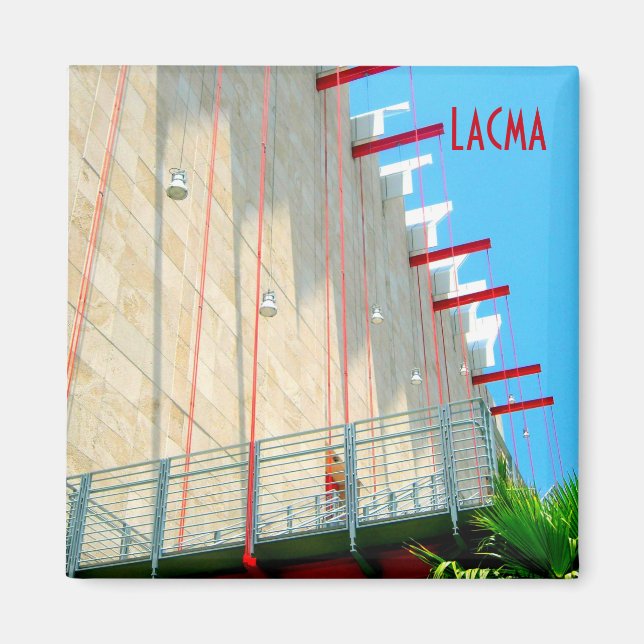 LACMA Los Angeles Museum Modern Art Photograph Magnet (Front)