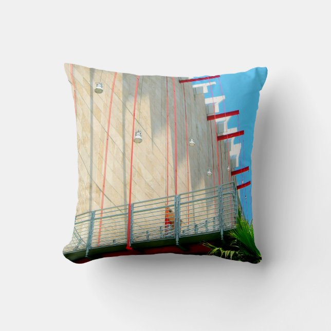 LACMA Museum Fine Art Photography Throw Pillow (Front)