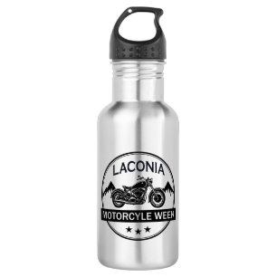 Laconia Motorcycle Week Motorbike 532 Ml Water Bottle