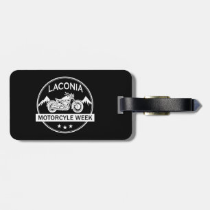 Laconia Motorcycle Week Motorbike Luggage Tag