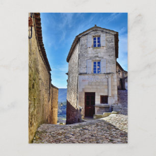 Lacoste City famous street in France Europe Postcard