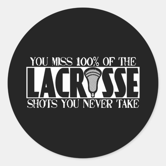 Lacrosse A NeverShoot Sticker (Front)