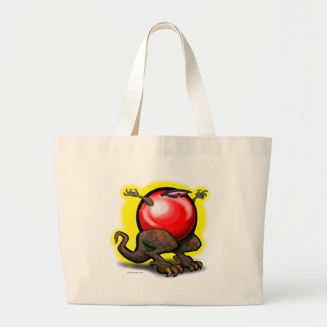 Lacrosse a Saurus Rex Large Tote Bag (Front)