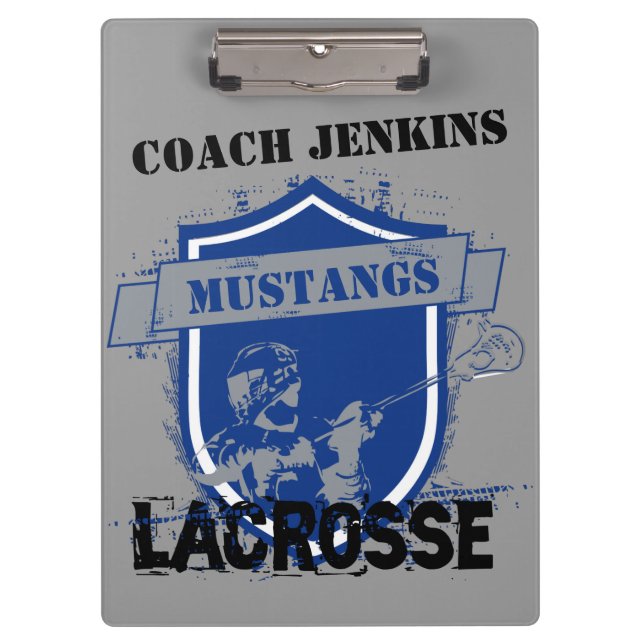 Lacrosse Add Your Own Name Clip Board (Front)