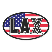 Lacrosse America Lax Flag