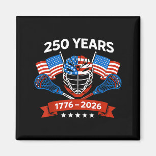 Lacrosse American Flag Lax Helmet Sticks 4th of Magnet