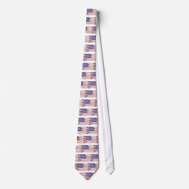 Lacrosse AmericasGame Tie (Front)