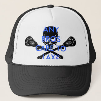 lacrosse, ANY BROS CARE TO LAX? Trucker Hat