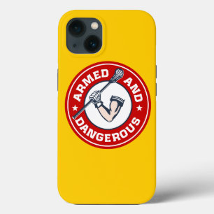 Lacrosse Armed and Dangerous iPhone 6 case